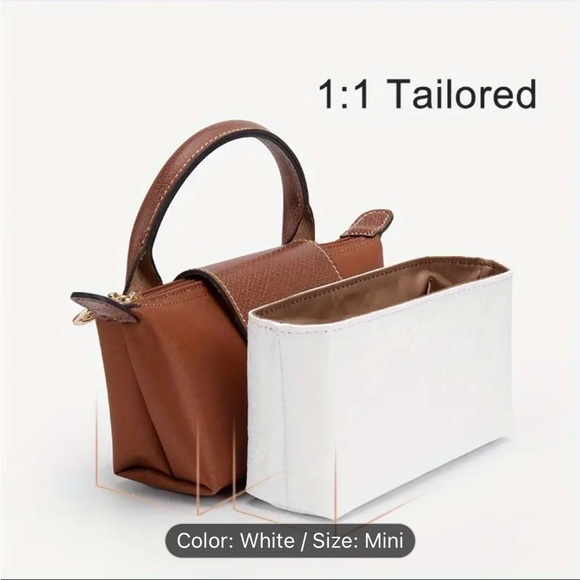 Long Champ Bag Organizer - Versatile Mini Insert Bag Perfect Durable Bag-in-Bag - Picture 4 of 6